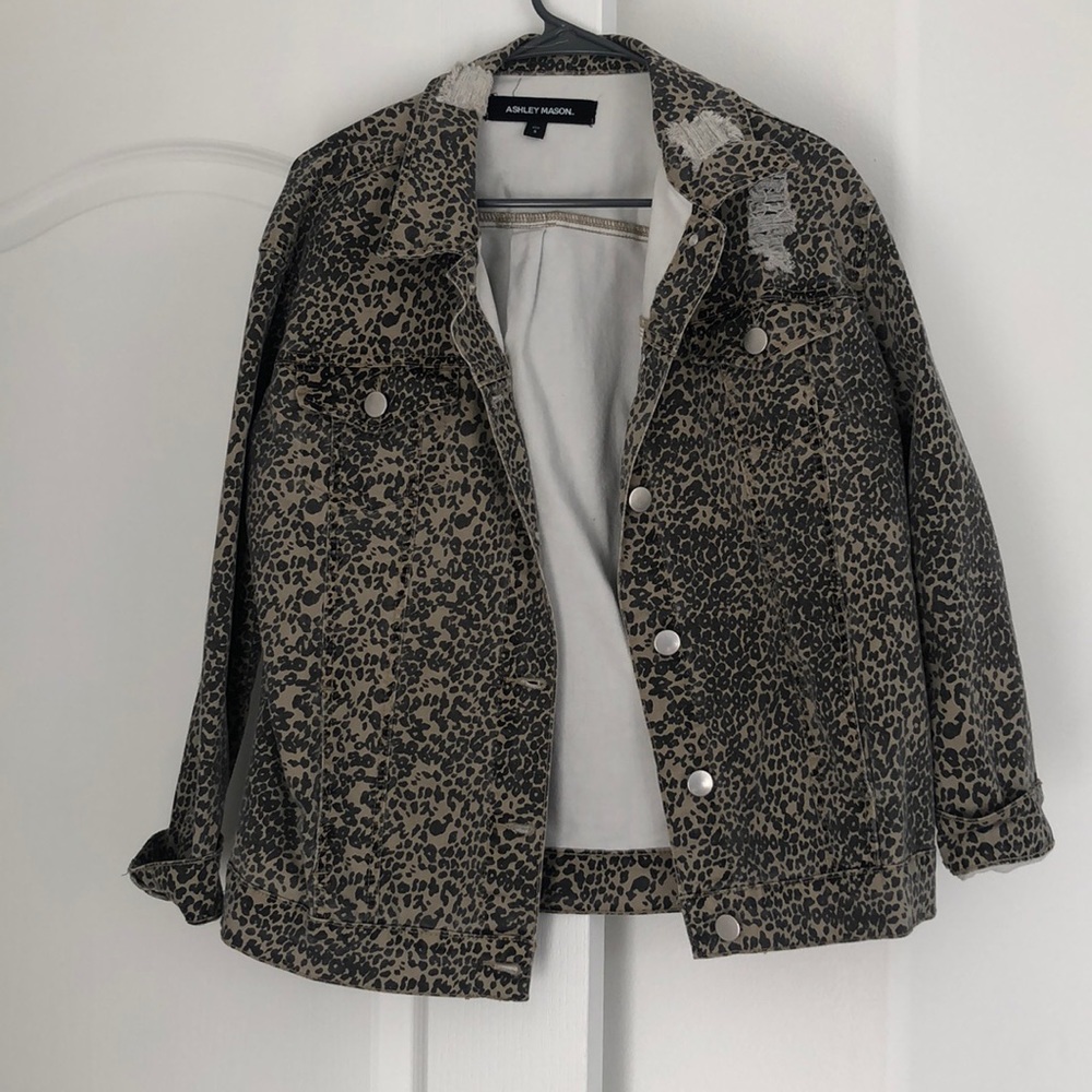 Leopard jacket from Nordstrom.